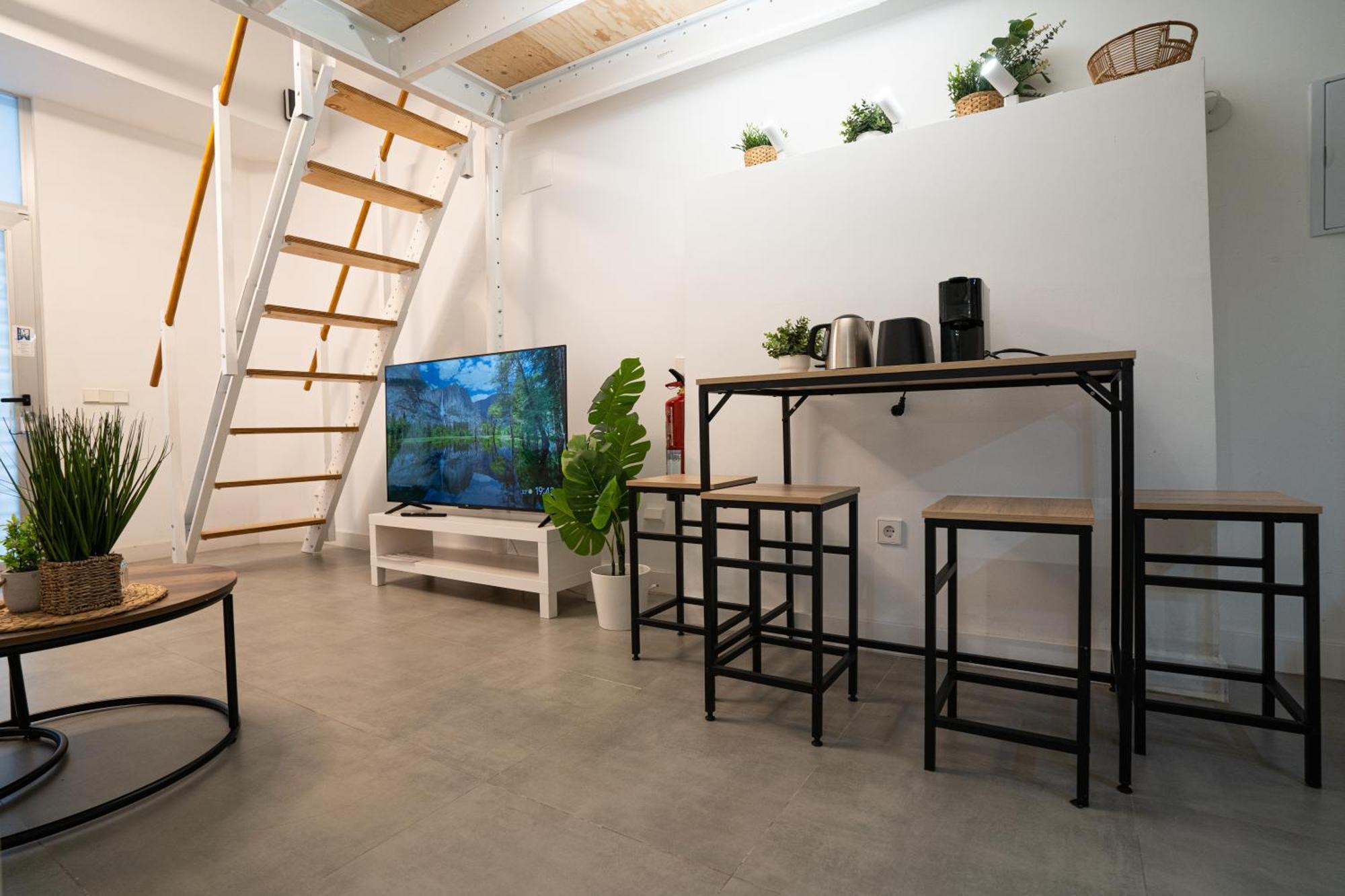 Loft A 10 Min Del Centro Historico De Madrid Aアパートメント エクステリア 写真